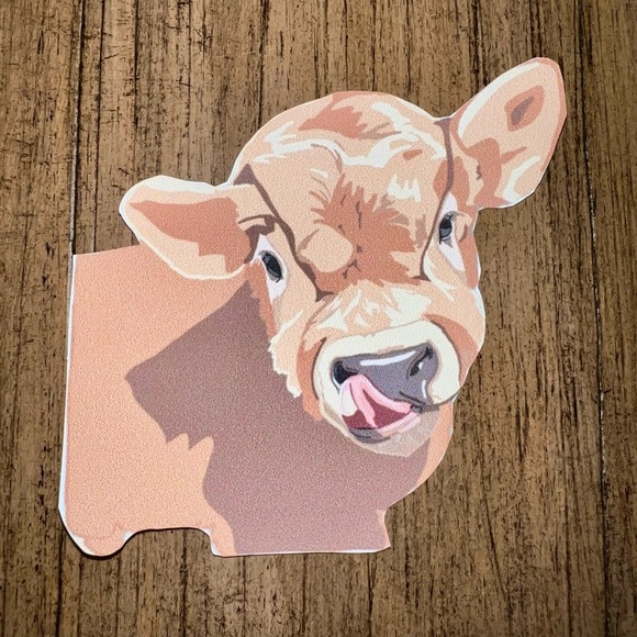 Baby Cow Vinyl Stickers - Picture 2 of 4